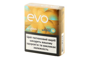 Вироби тютюновмісні для електричного нагрівання з фільтром EVO Baize option 20шт