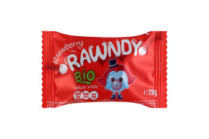 Печиво Rawndy з полуницею
