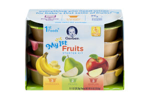 Gerber My 1st Fruits Starter Kit Variety Pack - 8 CT