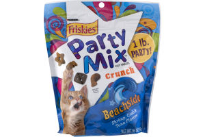 Purina Friskies Party Mix Cat Treats Crunch Beachside