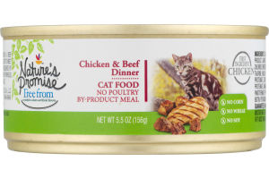 Nature's Promise Cat Food Chicken & Beef Dinner
