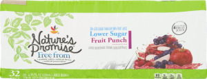 Nature's Promise Lower Sugar Juice Beverage Fruit Punch - 32 PK