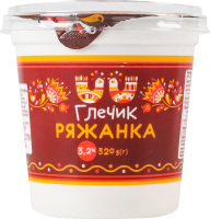 Ряжанка 3.2% Глечик ст 320г