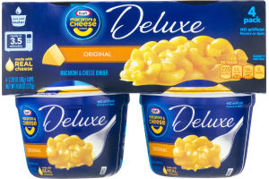 Kraft Macaroni & Cheese Deluxe Original - 4 PK