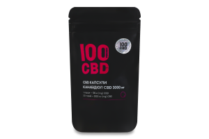 Добавка диетическая капсулы CBD 3000мг 100 CBD 30шт