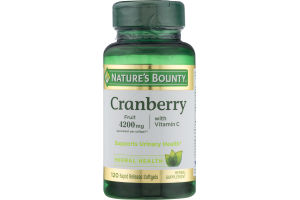 Nature's Bounty Cranberry Fruit 4200 mg Softgels - 120 CT