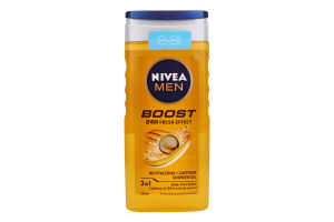 Гель д/душа Nivea MenBoost д/обл/тіла/волосся 3в1