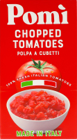 Томаты нарезанные кубиками пастеризованные Pomi т/п 1кг