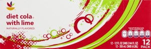Ahold Diet Cola With Lime Soda - 12 CT