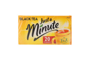 Чай черный Just a Minute к/у 20х1.4г