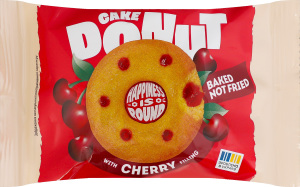 Кекс з наповнювачем зі смаком вишні Cake Donut Narobake м/у 50г