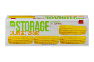 Smart Sense Storage Bags Gallon Size - 28 CT