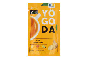 Концентрат напою безалкогольного пастеризований Чай імбирний Yogoda д/п 50г