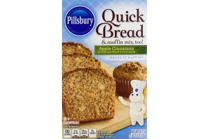 Pillsbury Quick Bread & Muffin Mix Too Apple Cinnamon
