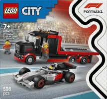 Конструктор для дітей від 7років №60493 F1 Display truck with Audi F1 race car City Lego 508ел