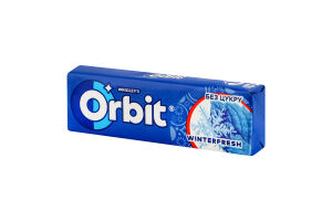 Резинка жевательная без сахара с подластителями Winterfresh Orbit м/у 14г