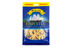 Соломка рыбная сушеная соленая с перцем Fish stix Морські м/у 30г
