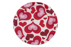 Smart Living Plates Valentine Hearts - 8 CT