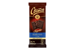 Шоколад черный с солью Авторский особый Світоч м/у 85г