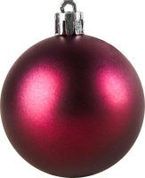 Прикраса ялинкова Куля пластикова 6см асорт 952074