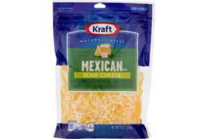 Kraft Natural Cheese Finely Shredded Mexican Four Cheese