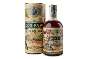 Напій алкогольний 0.7л 40% на основі рому Baroko Don Papa тубус