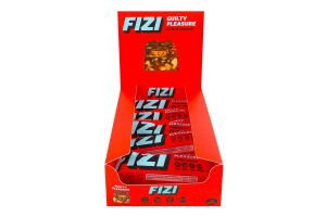 Батончик в шоколаді з фініками, мигдалем та начинкою зі смаком карамелі Salted almond Guilty pleasure Fizi м/у 40г