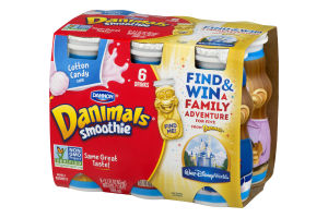 Dannon Danimals Smoothie Cotton Candy - 6 PK