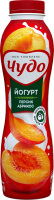 Йогурт 2.5% с наполнителем фруктовым Персик-абрикос Чудо п/бут 520г