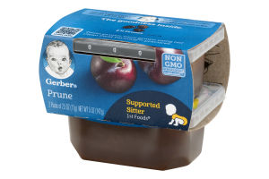 Gerber All Natural 1st Foods Prunes - 2 PK