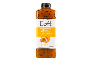 Наполнитель пастеризованный Манго-маракуйя с косточкой Loft п/бут 1.25кг