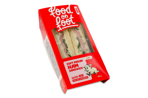 Сендвіч з шинкою і маринованими огірками Food on Foot к/у 185г