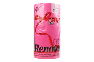 Рушники паперові Renova Red Label Фуксія 2шарові