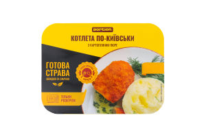 Котлета по-киевски с картофельным пюре Portion к/у 300г