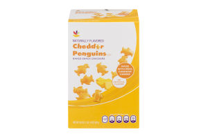 Ahold Cheddar Penguins Baked Snack Crackers
