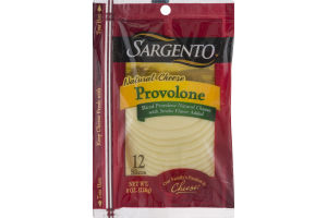 Sargento Natural Provolone Cheese Slices - 12 CT