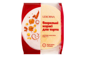 Коржі вафельні для торта Класика Lekorna м/у 90г