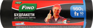 Будпакети для важкого сміття 160л Fino 10шт
