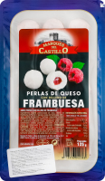 Перлини сирні з малиною 45% 125г п/е Marques del Castillo