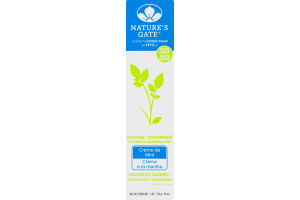 Nature's Gate Natural Toothpaste Creme De Mint