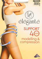 Колготки женские Elegante Support Modelling&Compression 40den 3 bronz