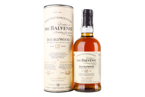 Віскі 700мл 40% шотландське односолодове 12YO Doublewood Balvenie тубус