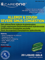 CareOne Allergy & Cough Severe Sinus Congestion - 20 CT