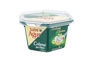 Крем-сыр плавленый на основе сыра с синей плесенью Saint Agur ст 150г