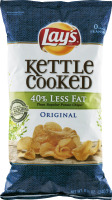 Lay's Kettle Cooked 40% Less Fat Original Potato Chips