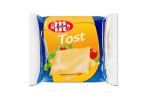Сир плавлений тостерний слайсами Tost Mlekovita м/у 130г