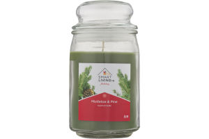 Smart Living Holiday Scented Candle Mistletoe & Pine