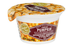 Ahold Greek Nonfat Yogurt Pumpkin