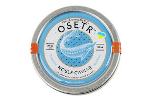 Ікра сибірського осетра зерниста Noble caviar Osetr в/ґ з/б 30г