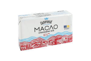 Масло солодковершкове 82.5% Екстра Галичина м/у 180г